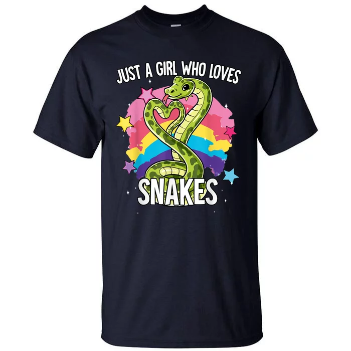 Just A Girl Who Loves Snakes Snake Tall T-Shirt