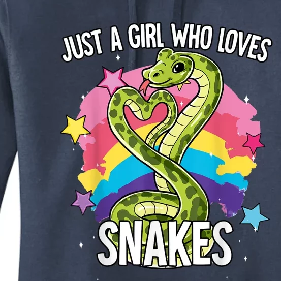 Just A Girl Who Loves Snakes Snake Women's Pullover Hoodie