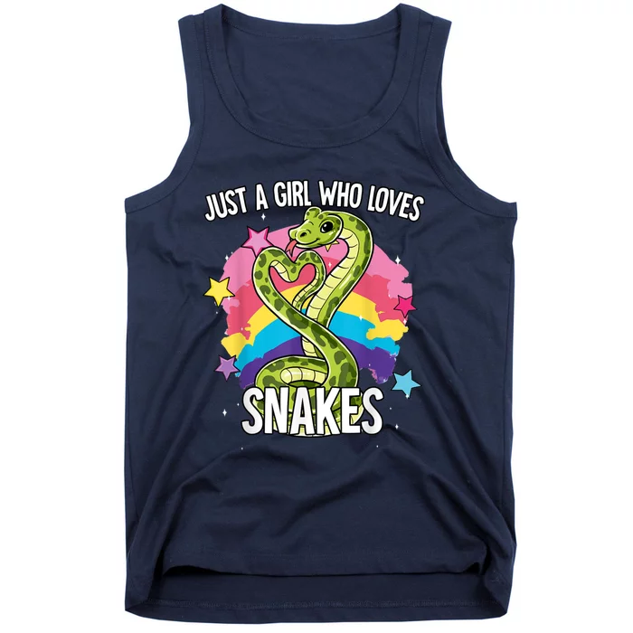 Just A Girl Who Loves Snakes Snake Tank Top