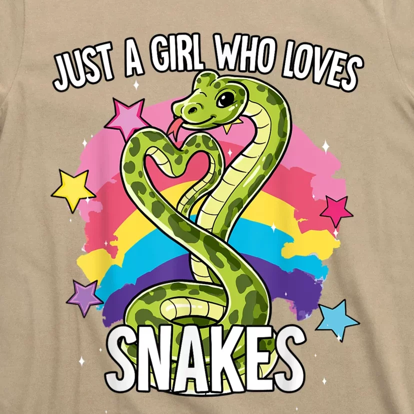 Just A Girl Who Loves Snakes Snake T-Shirt