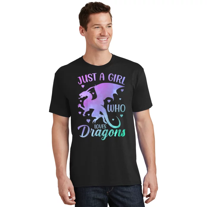 Just A Girl Who Loves Dragons T-Shirt