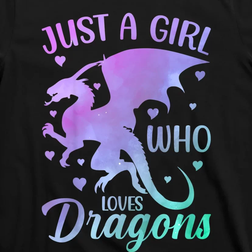 Just A Girl Who Loves Dragons T-Shirt