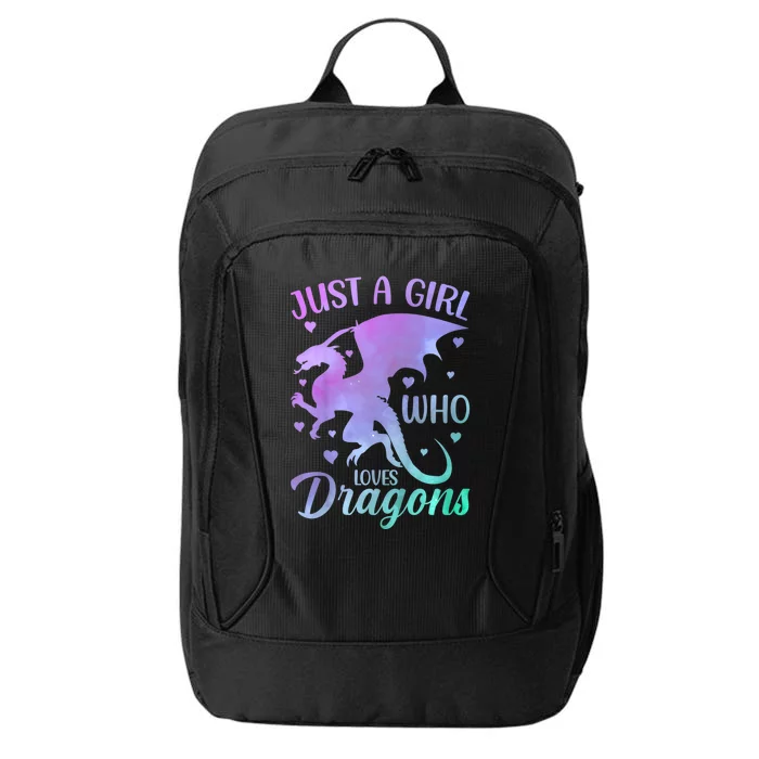 Just A Girl Who Loves Dragons City Backpack