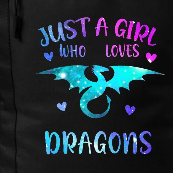 Just A Girl Who Loves Dragons Daily Commute Backpack