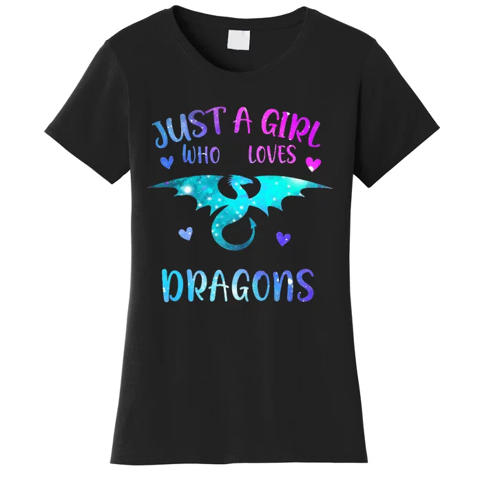 Just A Girl Who Loves Dragons Women's T-Shirt