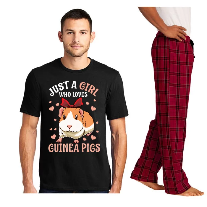 Just A Girl Who Loves Guinea Pigs Lover Mom Girls Cavy Meaningful Gift Pajama Set