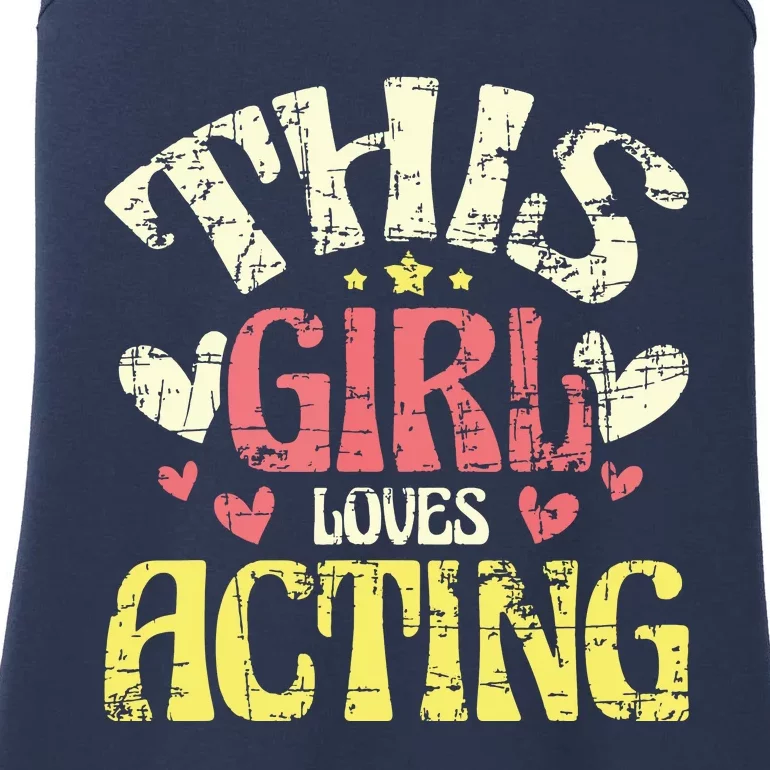 Just A Girl Who Loves Acting Gift Ladies Essential Tank