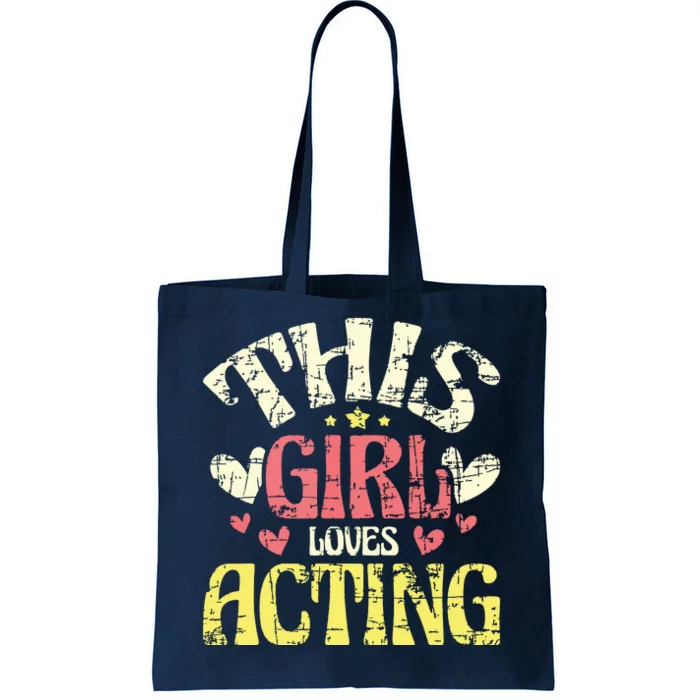 Just A Girl Who Loves Acting Gift Tote Bag