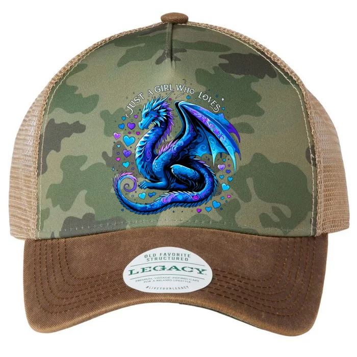 Just A Girl Who Loves Dragons Legacy Tie Dye Trucker Hat