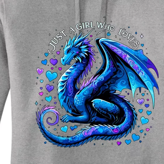 Just A Girl Who Loves Dragons Women's Pullover Hoodie