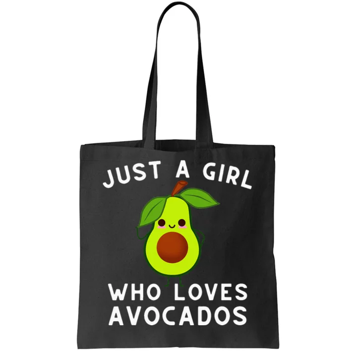 Just A Girl Who Loves Avocados Avocado & Guacamole Tote Bag