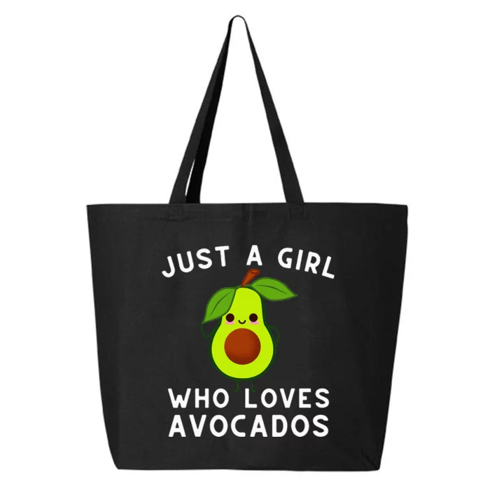 Just A Girl Who Loves Avocados Avocado & Guacamole 25L Jumbo Tote