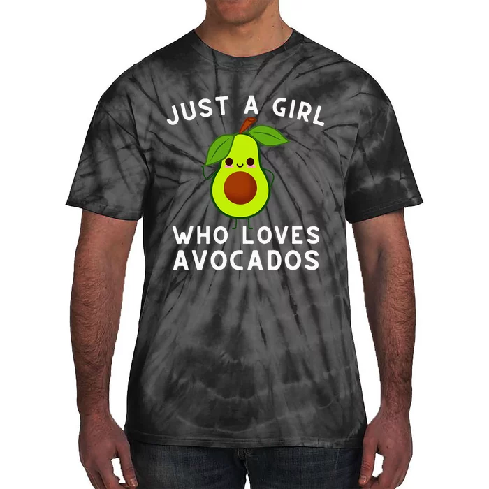 Just A Girl Who Loves Avocados Avocado & Guacamole Tie-Dye T-Shirt