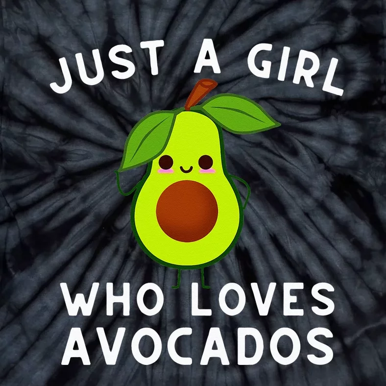 Just A Girl Who Loves Avocados Avocado & Guacamole Tie-Dye T-Shirt