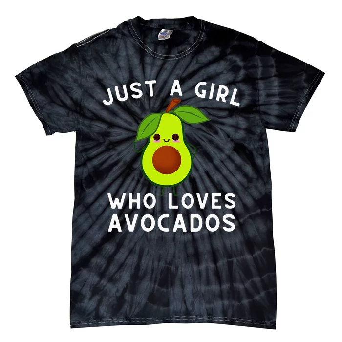 Just A Girl Who Loves Avocados Avocado & Guacamole Tie-Dye T-Shirt