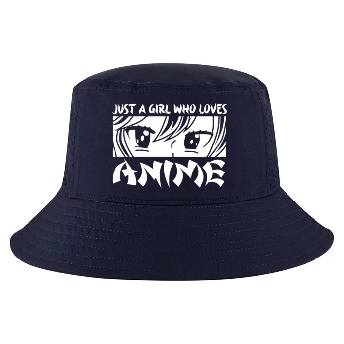 Just A Girl Who Loves Anime Cool Comfort Performance Bucket Hat