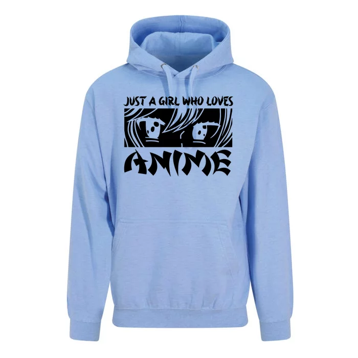 Just A Girl Who Loves Anime Unisex Surf Hoodie