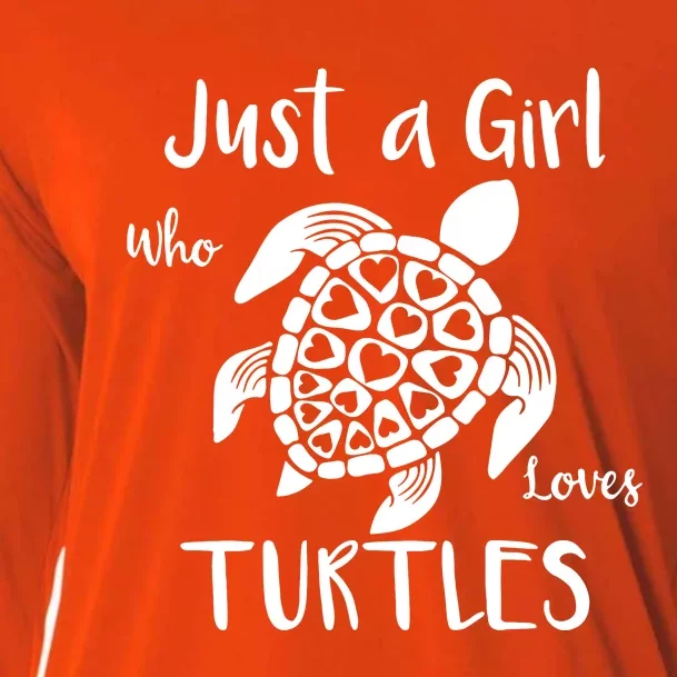 Just A Girl Who Loves Turtles Cooling Performance Long Sleeve Crew