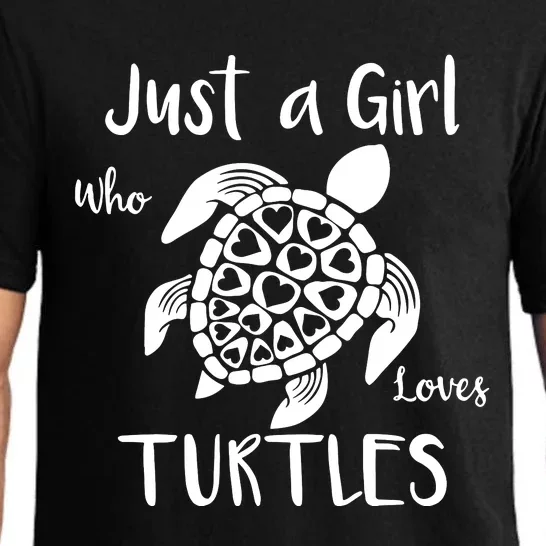 Just A Girl Who Loves Turtles Pajama Set