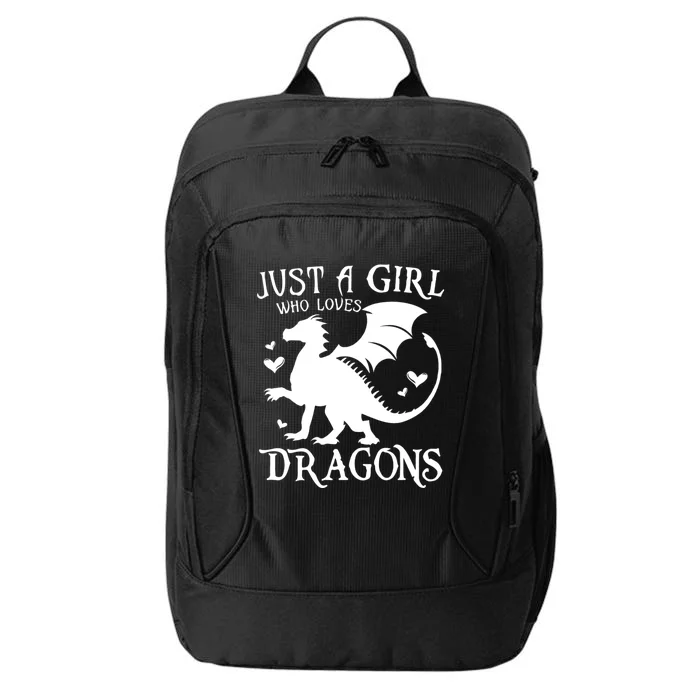 Just A Girl Who Loves Dragons City Backpack