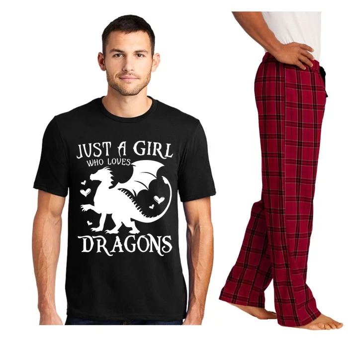 Just A Girl Who Loves Dragons Pajama Set