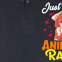 Just A Girl Who Loves Anime And Ramen Softstyle Adult Sport Polo