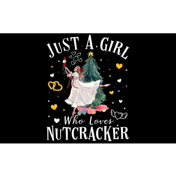 Just A Girl Who Loves Nutcrackers Christmas Ballet Dancing Bumper Sticker