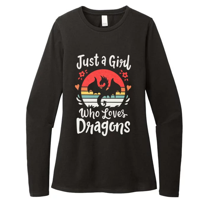 Just A Girl Who Loves Dragons Womens CVC Long Sleeve Shirt