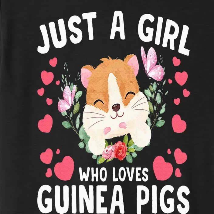 Just A Girl Who Loves Guinea Pigs Cute Guinea Pig ChromaSoft Performance T-Shirt