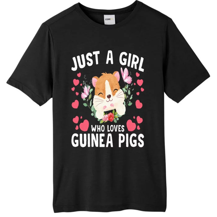 Just A Girl Who Loves Guinea Pigs Cute Guinea Pig ChromaSoft Performance T-Shirt