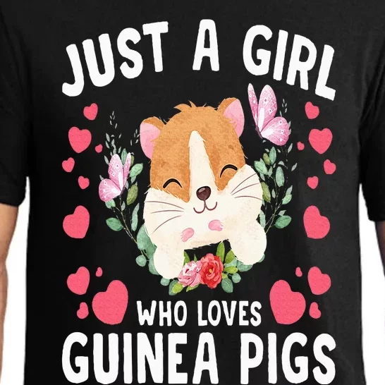 Just A Girl Who Loves Guinea Pigs Cute Guinea Pig Pajama Set