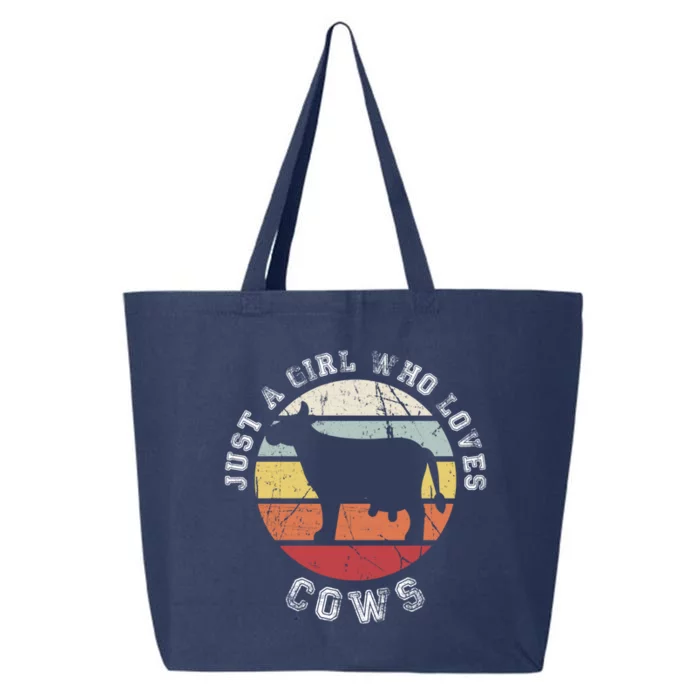 Just A Girl Who Loves Cows Gift 25L Jumbo Tote