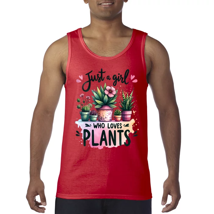 Just A Girl Who Loves Plants Tank Top