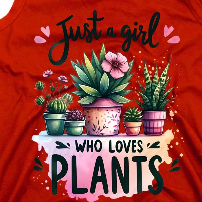 Just A Girl Who Loves Plants Tank Top