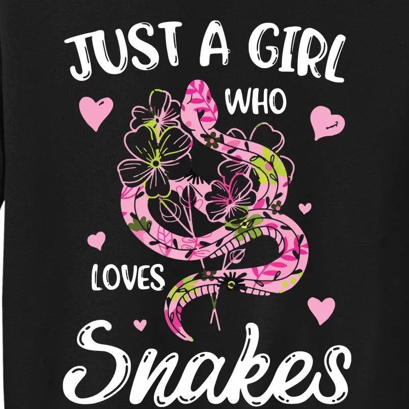 Just A Girl Who Loves Snakes Women Snake Lover Sweatshirt