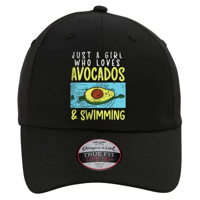 Just A Girl Who Loves Avocados And Swimming Avocado Swim The Original Performance Cap