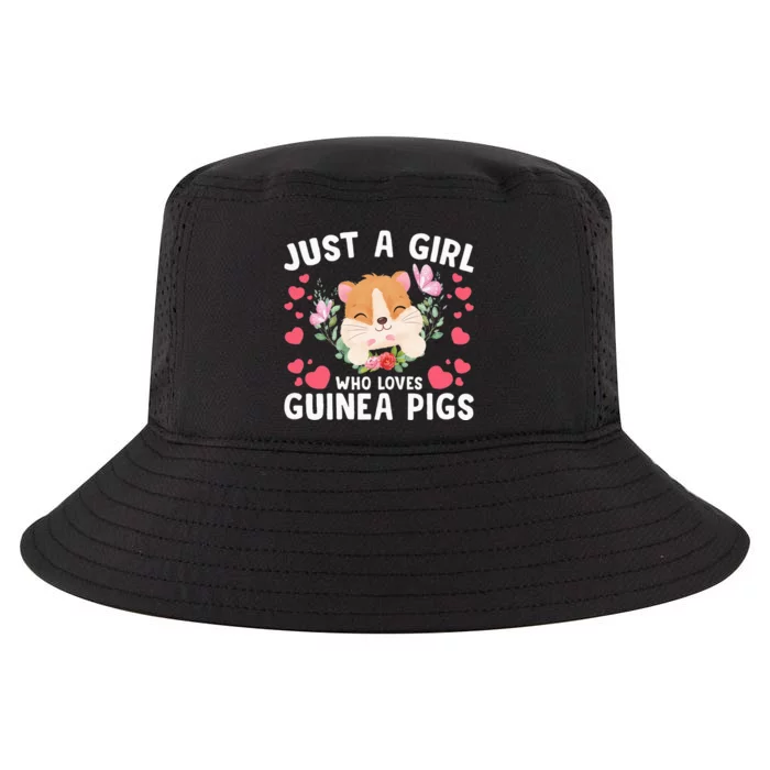 Just A Girl Who Loves Guinea Pigs Cute Guinea Pig Cool Comfort Performance Bucket Hat