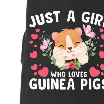 Just A Girl Who Loves Guinea Pigs Cute Guinea Pig Doggie 3-End Fleece Hoodie