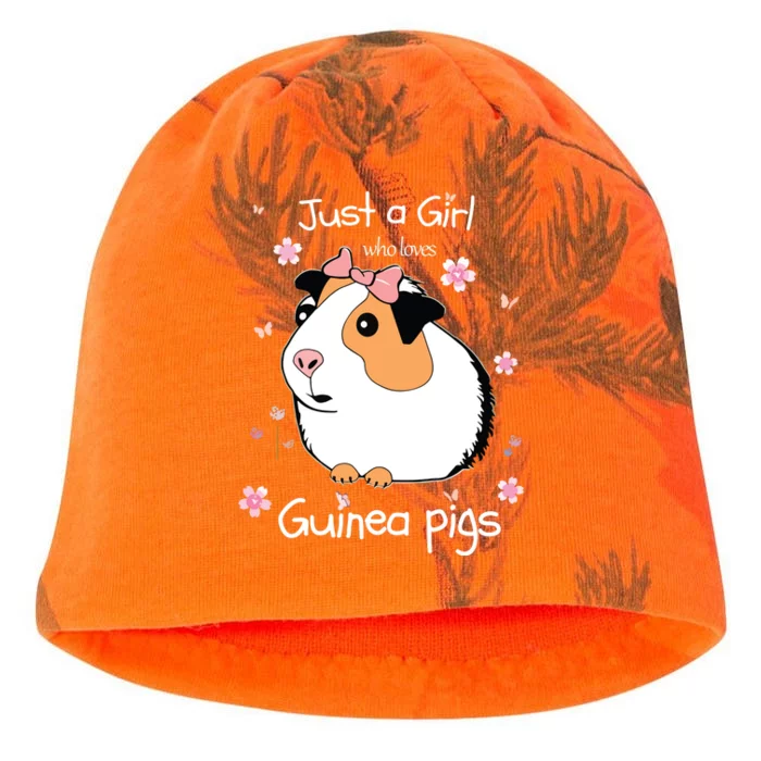 Just A Girl Who Loves Guinea Pigs Cute Pets Lover Gift Kati - Camo Knit Beanie