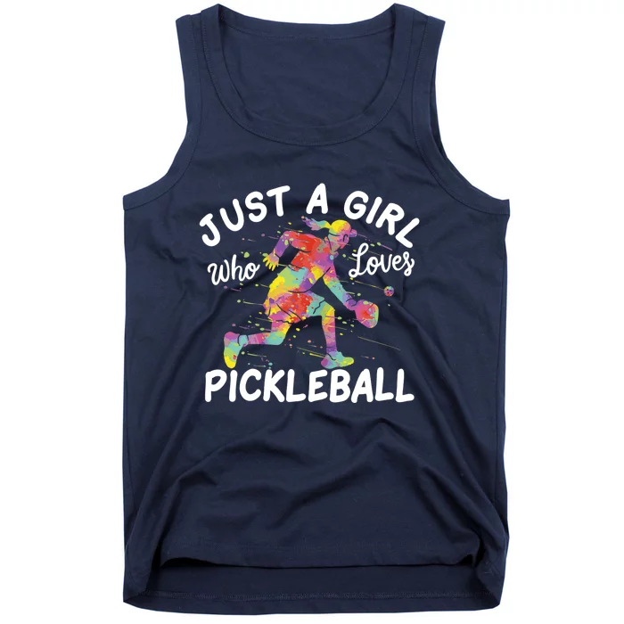 Just A Girl Who Loves Pickleball Tank Top