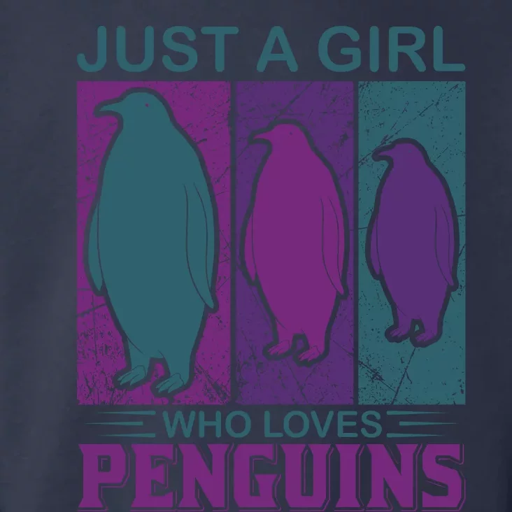 Just A Girl Who Loves Penguins Toddler Hoodie