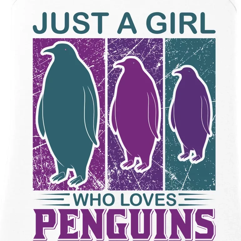 Just A Girl Who Loves Penguins Ladies Essential Tank