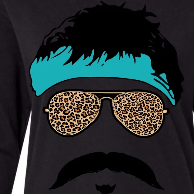 Jaguar Print Shades Uncle Rico Minshew Duuuval Womens Cotton Relaxed Long Sleeve T-Shirt