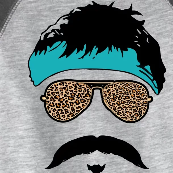 Jaguar Print Shades Uncle Rico Minshew Duuuval Toddler Fine Jersey T-Shirt