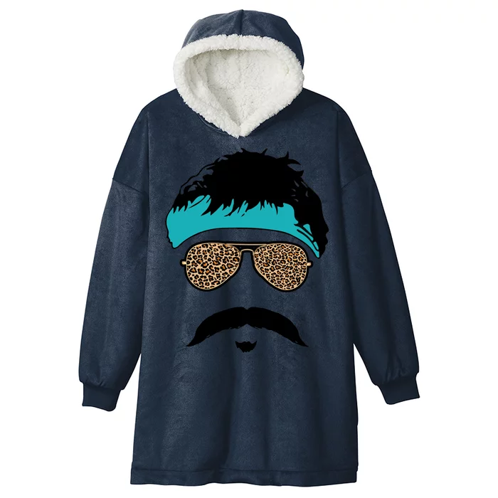 Jaguar Print Shades Uncle Rico Minshew Duuuval Hooded Wearable Blanket