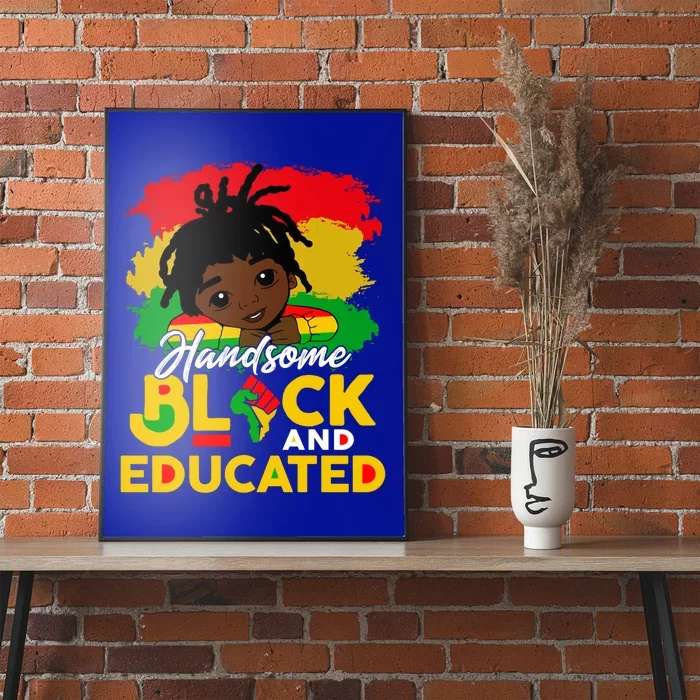 Juneteenth African Handsome Black Educated Black History Gift Poster