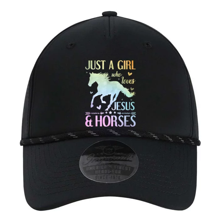 Jesus And Horses Horse Gifts For Women Tie Dye Performance The Dyno Cap