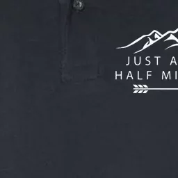 Just Another Half Mile or So Hiking Camping Softstyle Adult Sport Polo