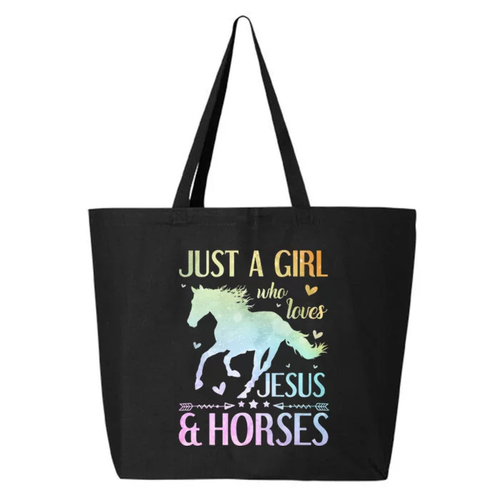 Jesus And Horses Horse Gifts horse lovers 25L Jumbo Tote