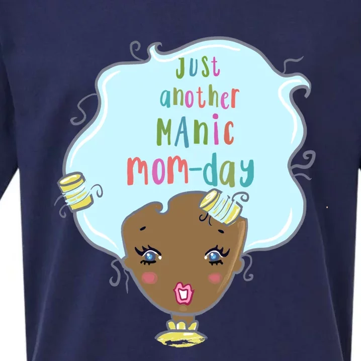 Just Another Ic Monday African American Mom Gift Sueded Cloud Jersey T-Shirt